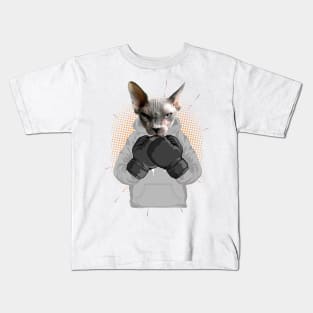 Boxing | Sphynx cat Kids T-Shirt